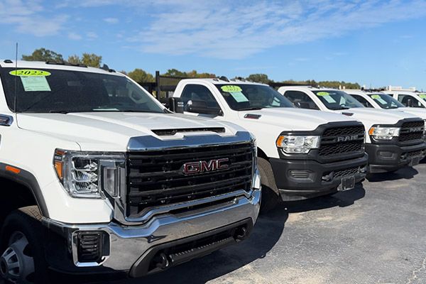 white work truck